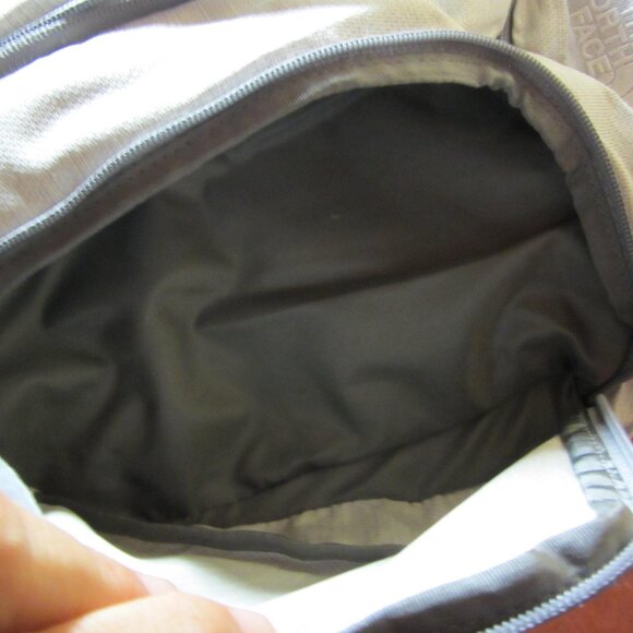 North Face surge grey back pack EUC very clean TNF White Metallic (W4271) main image 8